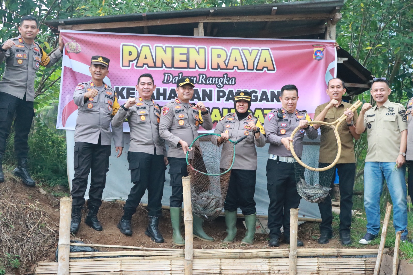 Kapolres Tanah Datar Turung Langsung Dukung Asta Cita Presiden RI Terkait Ketahanan Pangan Nasional