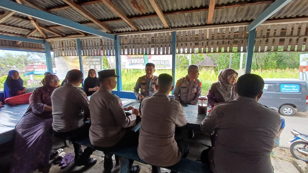 Jum'at Curhat Polres Tanah Datar, Jalin Silaturahmi Dengan Masyarakat Jorong Ampalu Kaciak