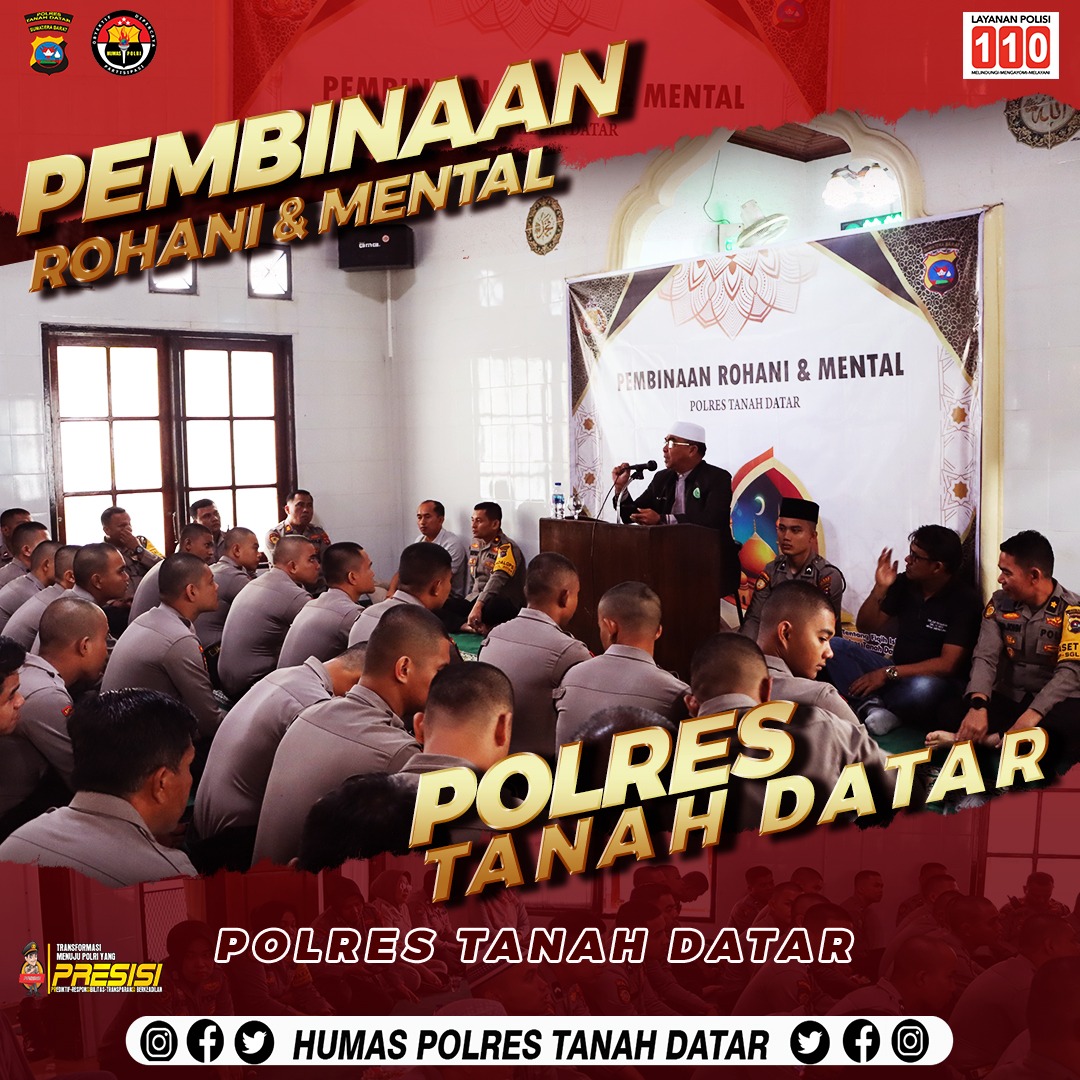 Binrohtal Polres Tanah Datar, Jum'at 10 Januari 2025