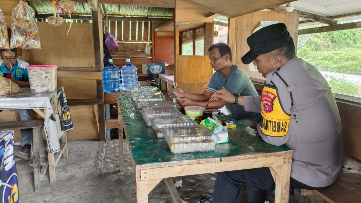 Kontrol Situasi Kamtibmas, Bhabinkamtibmas Nagari Padang Ganting Sambangi Warga Binaan